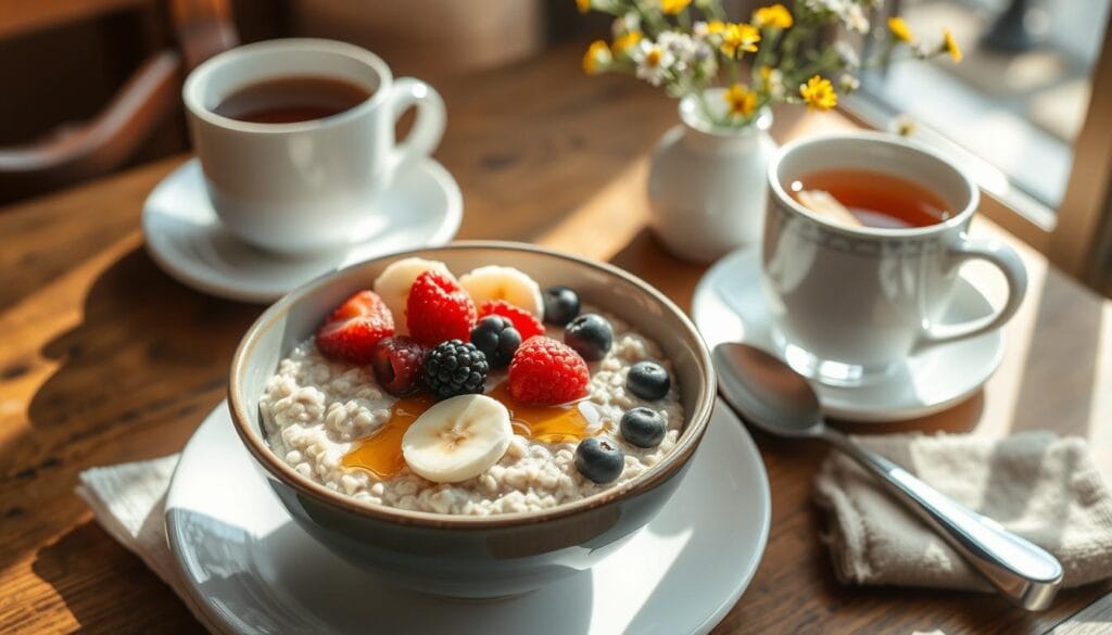 healthy oatmeal breakfast